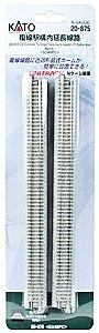 Unitrack Concrete-Tie Single-Track Section -- Expands V15 Set 9-3/4′ 24.8cm Long, N, Kato USA Inc 20875