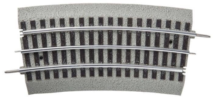 FasTrack(TM) Track w/Roadbed - 3-Rail -- 1/2 O-48 Curve, O, Lionel 616834