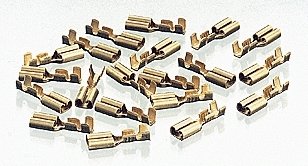 Marklin Flat Spade Connectors - 1/8′ 32mm -- For C-Track pkg(20), HO, Marklin, Inc 74995
