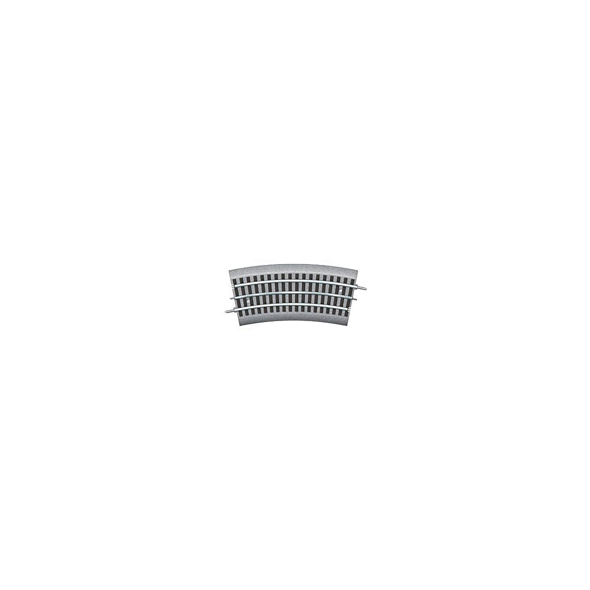 FasTrack(TM) Track w/Roadbed - 3-Rail -- 1/2 O-36 Curve, O, Lionel 612022