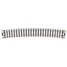 Curved Snap-Track(R) -- 19′ Radius, Black Ties pkg(6), N, Atlas Model Railroad Co. 2526