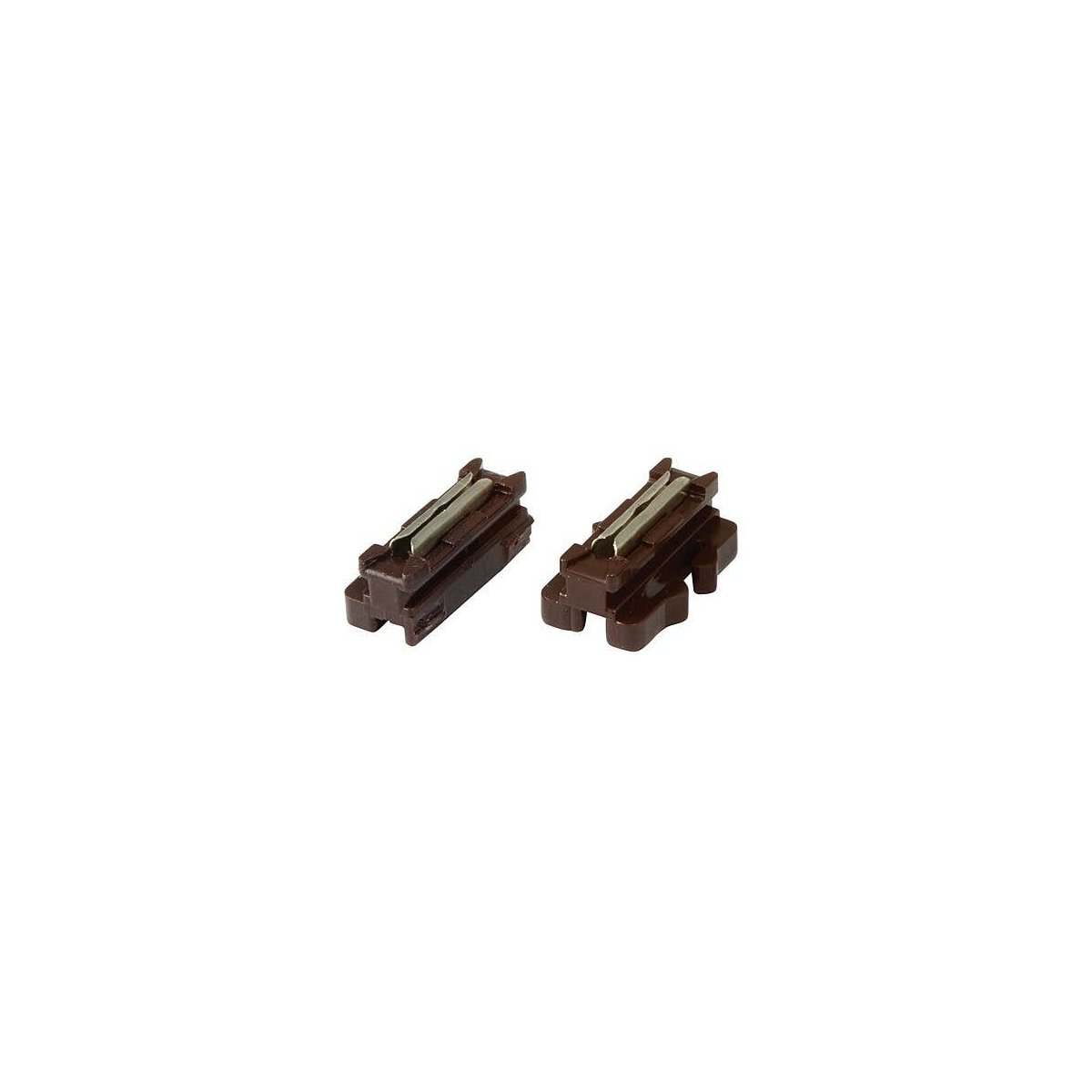 1/2 (One-Sided) Unijoiner - Unitrack -- Brown pkg(20) - Fits No. 4 Electric Turnout Only, N, Kato USA Inc 24820