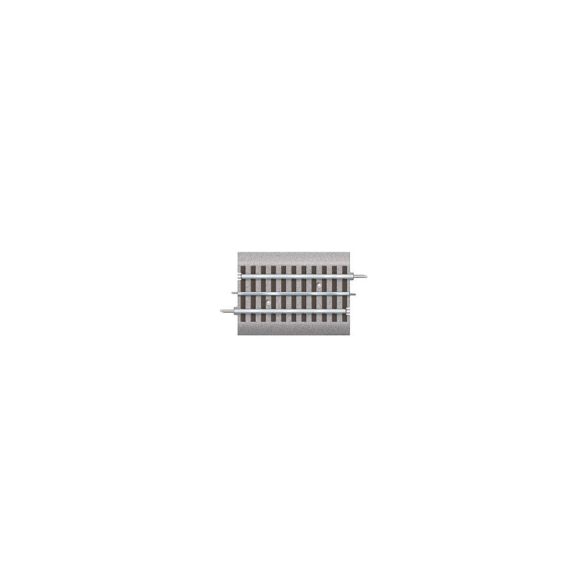 FasTrack(TM) Track w/Roadbed - 3-Rail -- Straight Track 4-1/2′ 11.4cm, O, Lionel 612025
