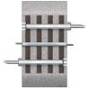 FasTrack(TM) Track w/Roadbed - 3-Rail -- Straight Track - 1-3/4′ 4.5cm, O, Lionel 612026