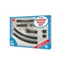 Code 80 Starter Track Set - Setrack -- Oval with 9′ 22.8cm Radius Curves, Planbook, N, Peco ST300