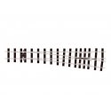 Code 200 Nickel Silver -- Turnout Medium Radius Right Hand, O, Peco SLE695