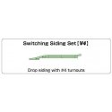 V4 Switching Siding Set - Unitrack -- Includes 2 4 Remote Turnouts and Straight Sections, N, Kato USA Inc 20863