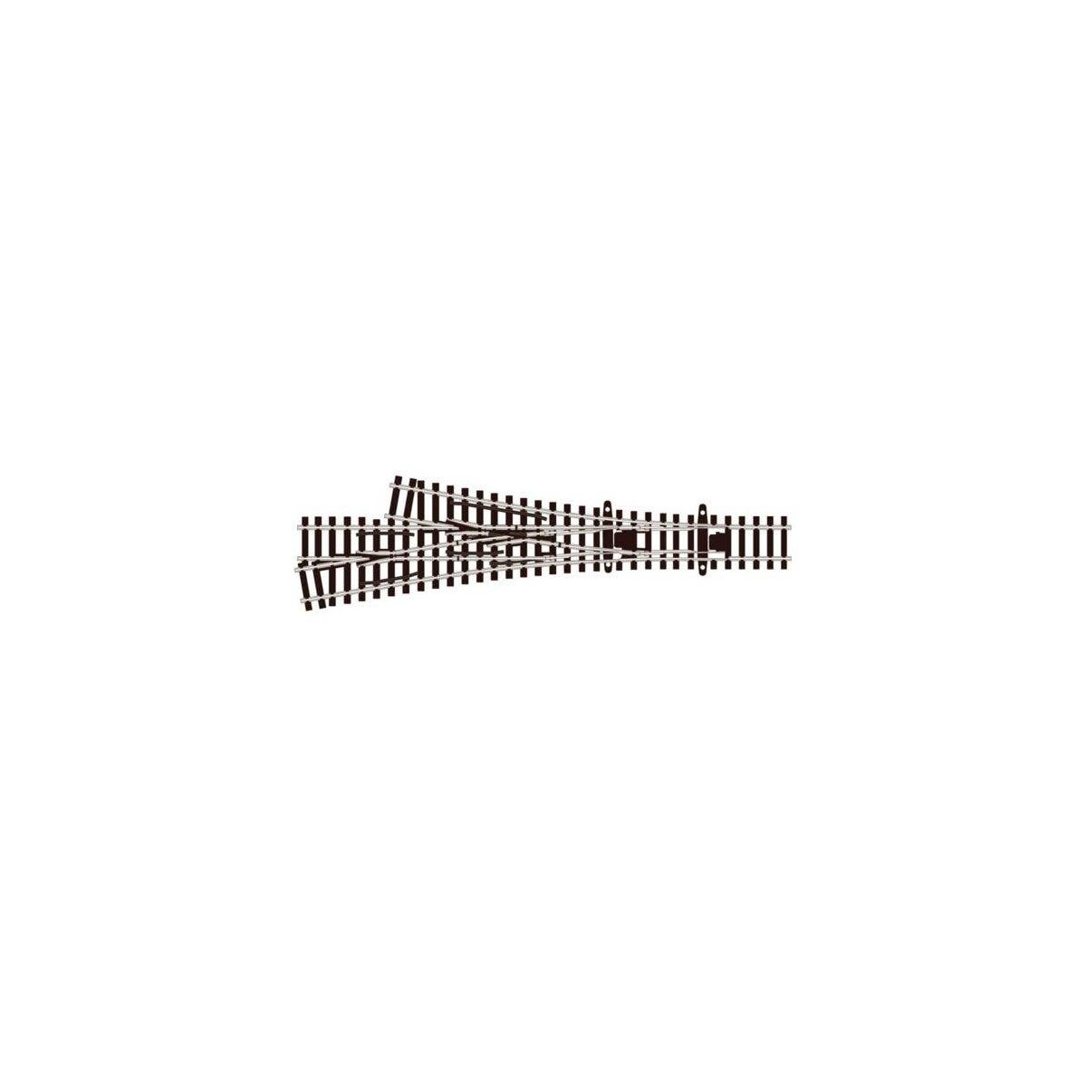 Streamline Code 55 -- Asymmetric 3-Way Turnout, N, Peco SLE399F