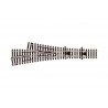 Streamline Code 55 -- Asymmetric 3-Way Turnout, N, Peco SLE399F
