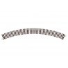 Double Curve Section - Setrack -- Radius 2 pkg(16), N, Peco ST12