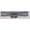 Electric Remote Double Crossover - Unitrack -- 12-3/16′ 310mm, N, Kato USA Inc 20210