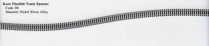 Flexible Track -- Wood Ties 31-13/16′ 808mm Long pkg(10), N, Kato USA Inc 21000