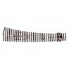 Code 75 Streamline Curved Double Radius Turnout -- Left Hand, Electrofrog, HO, Peco SLE187