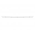 Catenary System Contact Wire -- 19-11/16′ 50cm pkg(5), HO, Peco LC154