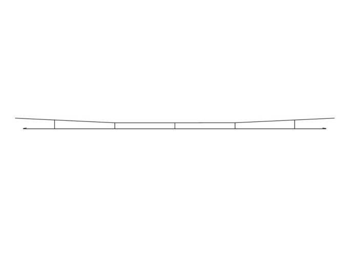 Catenary System Contact Wire -- 19-11/16′ 50cm pkg(5), HO, Peco LC154
