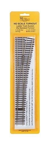 Code 70 5a Standard Turnout - Ladder Track System -- Right Hand, HO, Micro Engineering 14811