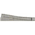 Code 83 Flex-Track(TM) 6 Turnout -- Right Hand, HO, Micro Engineering 14706