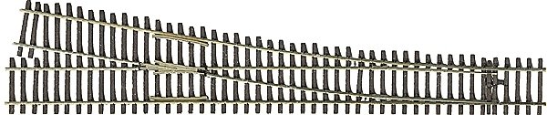 Code 83 Flex-Track(TM) 6 Turnout -- Right Hand, HO, Micro Engineering 14706