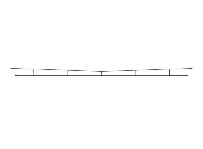Catenary System Contact Wire -- 14-3/16′ 36cm pkg(5), HO, Peco LC153