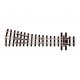 HOe (HOn2-1/2 HOn30′) Narrow Gauge Electrofrog Turnout w/Code 80 Rail -- Right Hand, HOn30, Peco SLE495