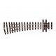 HOe (HOn2-1/2 HOn30′) Narrow Gauge Electrofrog Turnout w/Code 80 Rail -- Left Hand, HOn30, Peco SLE496