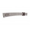 Code 80, Left-Hand Curved Turnout (36/18′ Radius), Insulfrog, N, Peco SL387