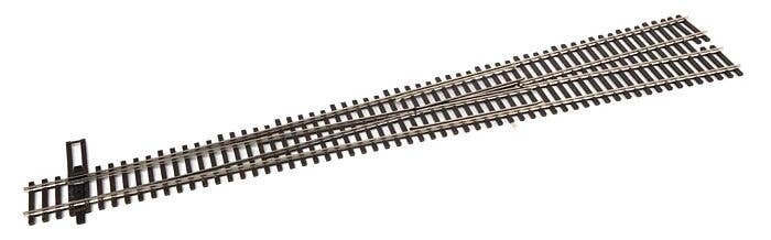 Code 83 Nickel Silver DCC-Friendly 10 Turnout -- Left Hand, HO, WalthersTrack 83021