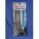 CV-1 Compact Oval Set - Unitrack -- Includes Eight 6` 15.2cm Radius Curves & Four 4-7/8` 12.4cm St, N, Kato USA Inc 20890