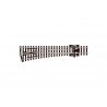Code 80 Medium Radius 6 Turnout - Streamline -- Left Hand, Insulfrog, N, Peco SL396