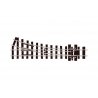 HOe (HOn2-1/2 HOn30`) Narrow Gauge Turnout w/Code 80 Rail -- 12` Radius, Right-Hand, HOn30, Peco SLE491
