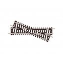 Setrack Code 80 Crossing -- Left Hand, N, Peco ST51