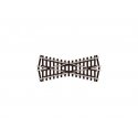 Code 100 Streamline Crossing -- Short, Insulfrog - 24-Degree - 18′ 45.7cm, HO, Peco SL93
