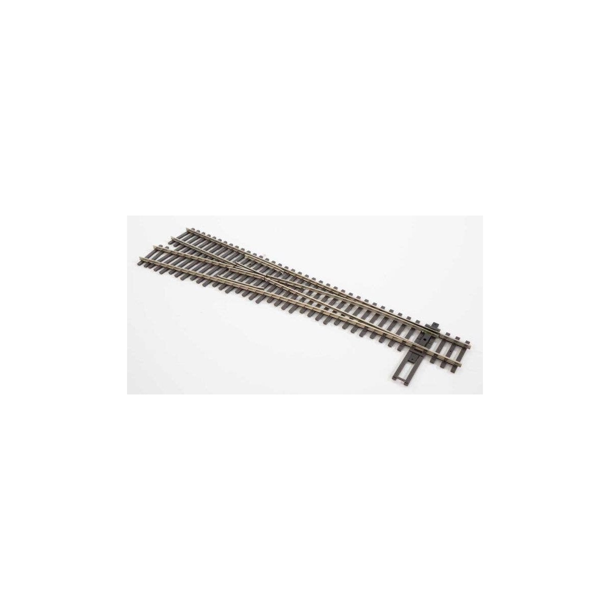 Code 100 Nickel Silver DCC-Friendly 5 Turnout -- Left Hand, HO, WalthersTrack 10015
