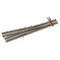 Code 100 Nickel Silver DCC-Friendly 5 Turnout -- Right Hand, HO, WalthersTrack 10016