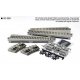 Straight Turntable Extension Track Set - Unitrack, N, Kato USA Inc 20285