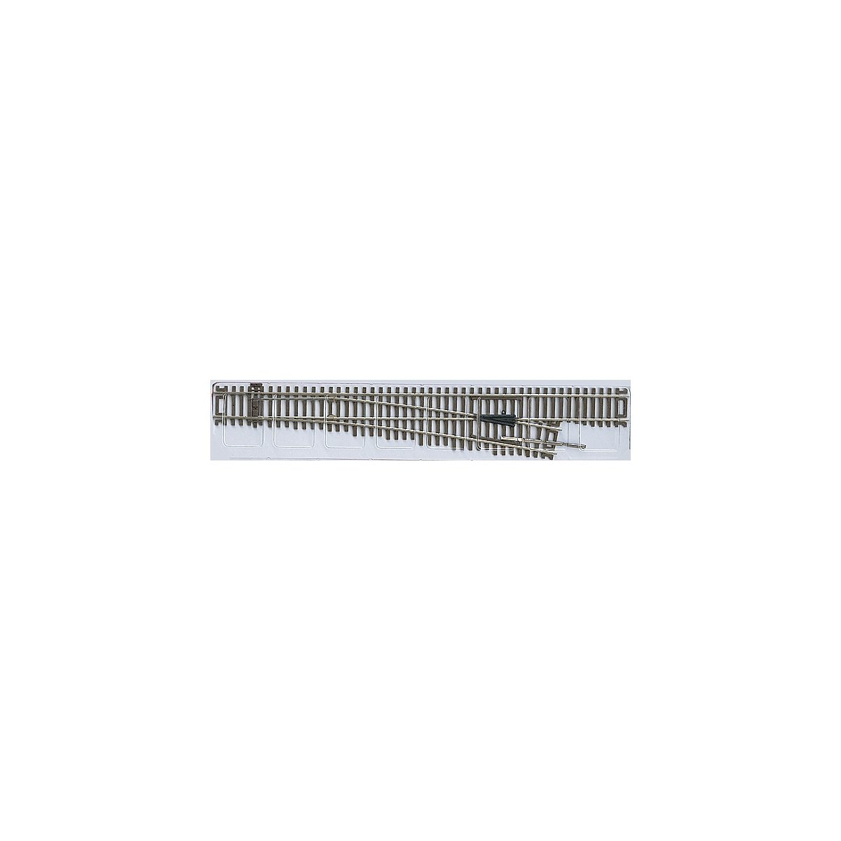 Code 83 Turnout with Nickel-Silver Rail and Brown Ties - Custom Line(R) -- No. 6 Right Ha, HO, Atlas Model Railroad Co. 564