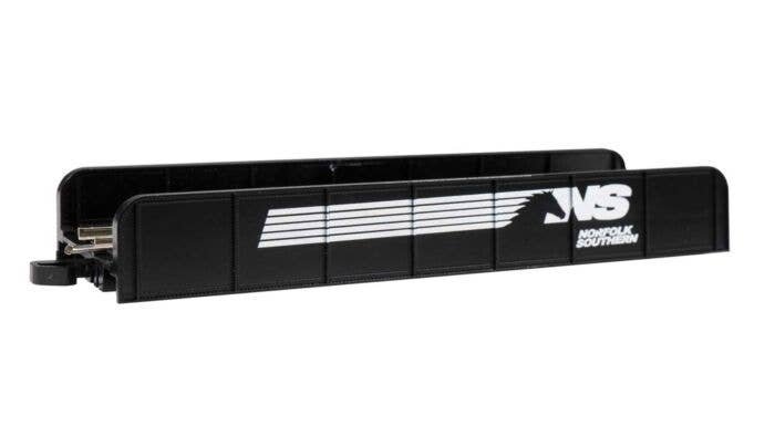 Girder Bridge w/Nickel Silver Rail - E-Z Track(R) -- Norfolk Southern (black, white, Horse He, N, Bachmann Industries 44655