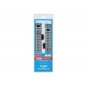 Code 100 Nickel Silver Isolating Straight w/Cutout Switch - Setrack -- 6-5/8′ 16.8cm pkg(2), HO, Peco ST2005