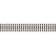 Code 143 US Profile Wooden Tie Flex Track w/Flat-Bottom Rail - Streamline -- 36′ 91.4cm Section, O, Peco SL700FB