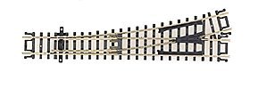 Code 80 Custom Line No. 4 Standard Turnout -- Left Hand, N, Atlas Model Railroad Co. 2750