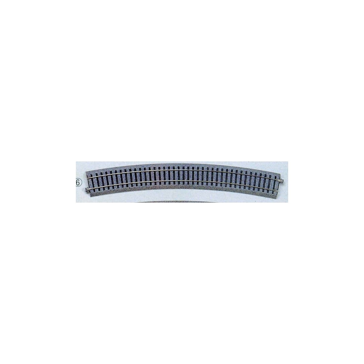 Unitrack - Curved Sections 22.5 Degree Radius pkg(4) -- 31-1/8′ 790mm, HO, Kato USA Inc 2250