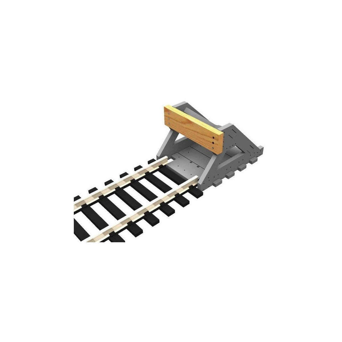 Buffer Stop-Style Bumper pkg(2), N, Bachmann Industries 39117