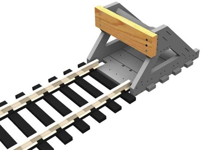Buffer Stop-Style Bumper pkg(2), N, Bachmann Industries 39117