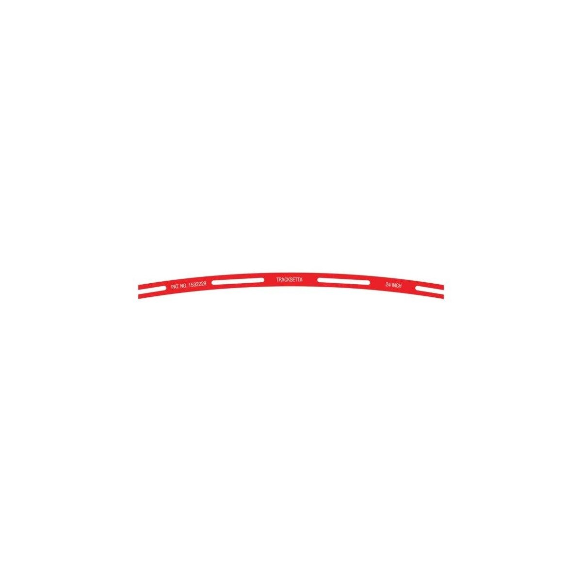 Tracksetta Track Laying Template -- 24′ 61cm Radius Curve, N, Peco NT24