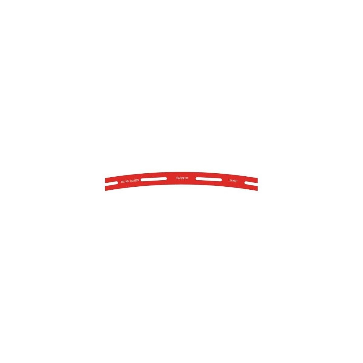 Tracksetta Track Laying Template -- 24′ 61cm Radius Curve, HO, Peco OOT24