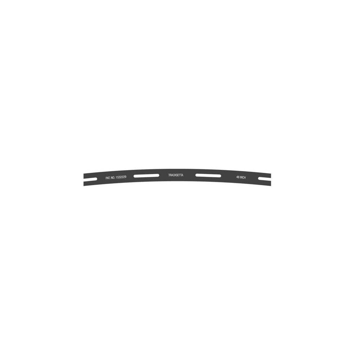 Tracksetta Track Laying Template -- 48′ 121.9cm Radius Curve, HO, Peco OOT48