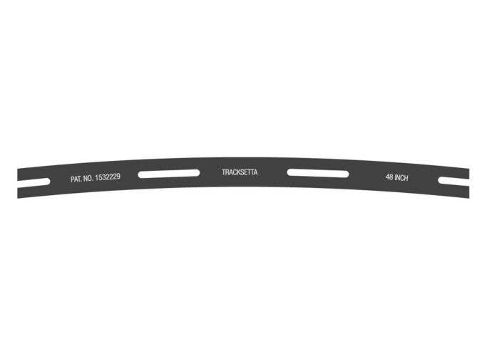 Tracksetta Track Laying Template -- 48′ 121.9cm Radius Curve, HO, Peco OOT48