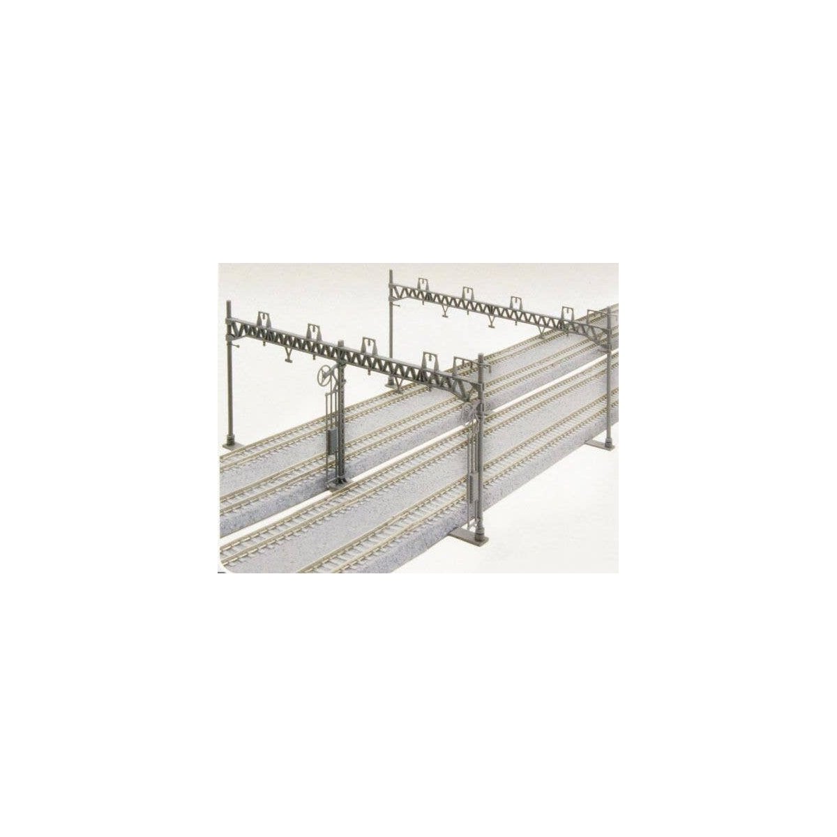Four Track Catenary Poles -- Straight pkg(10), N, Kato USA Inc 23064