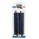 Straight Track w/Steel Rail & Black Roadbed - E-Z Track(R) -- 9′ 22.9cm pkg(4), HO, Bachmann Industries 44411