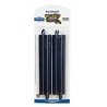 Straight Track w/Steel Rail & Black Roadbed - E-Z Track(R) -- 9′ 22.9cm pkg(4), HO, Bachmann Industries 44411